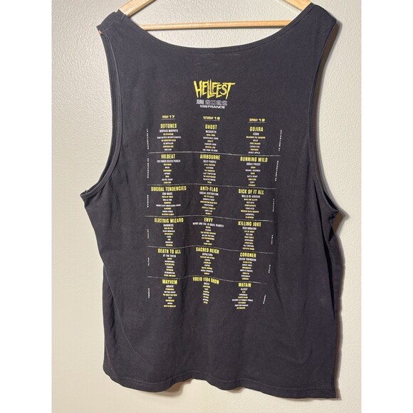 Hellfest Men’s Tank Top  "FURY ROAD WE1" Size XL Music Festival France - Picture 2 of 4
